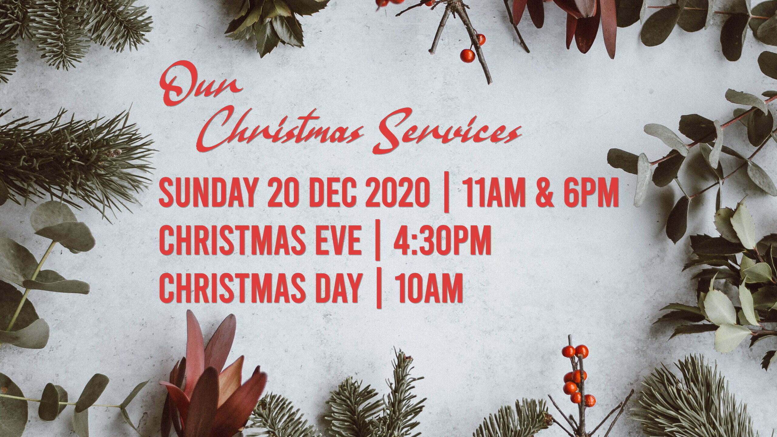 Our Christmas Services